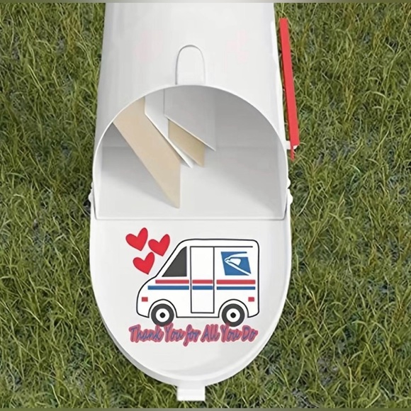 NEW! 3”x 4” Postal Decal “Thank you for all you do” Support your Mail Workers - Picture 5 of 5